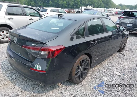 2025 Honda Civic Sport из США, поврежденный, VIN 2HGFE2F52SH557910